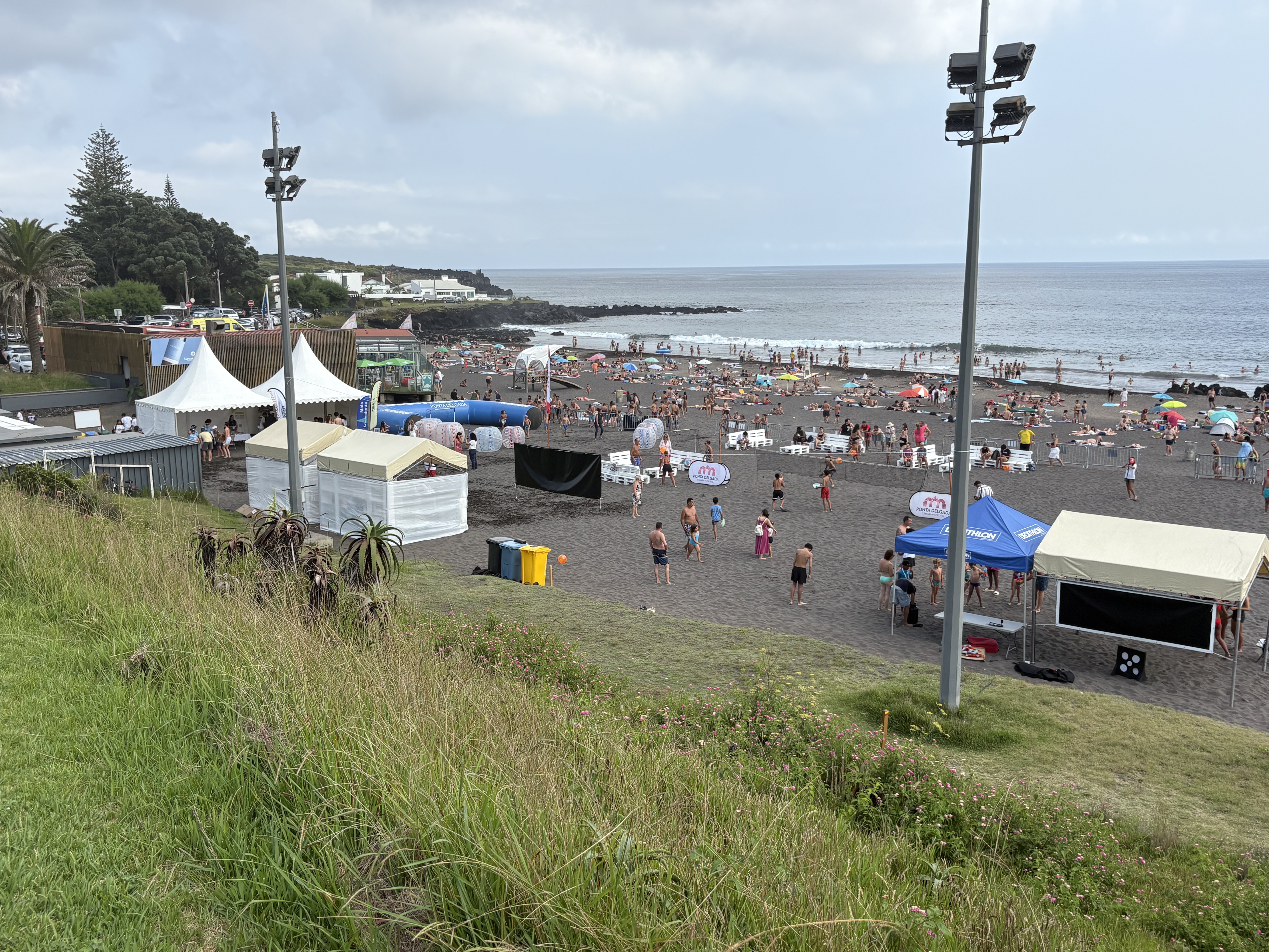 Populo beach in São Roque, São Miguel, Azores